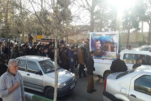 تشييع پيكر سردار فولادگر تشييع پيكر سردار فولادگر