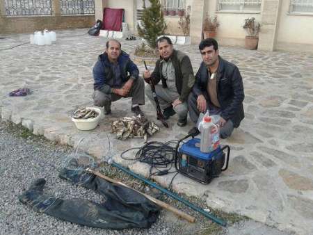 صیادان قانون گریز در دام قانون