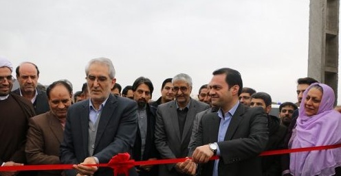 افتتاح دو طرح عمرانی و فرهنگی در زرند