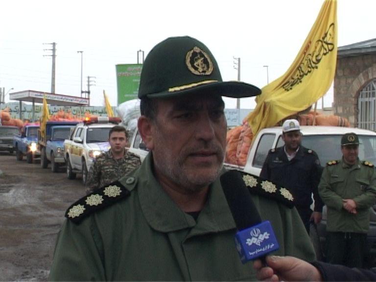 ارسال کمکهای مردمی از شهرستان ملکان به مدافعان حرم