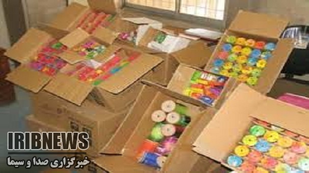 کشف 80 هزار عدد مواد محترقه در زنجان