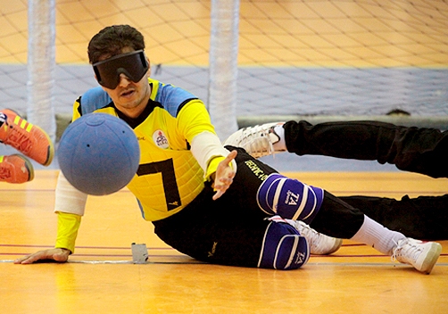 برگزاری مسابقات گلبال جانبازان بصیر