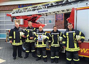 تسلیت آتش نشانی ویلیش آلمان به مناسبت شهادت علی قانع