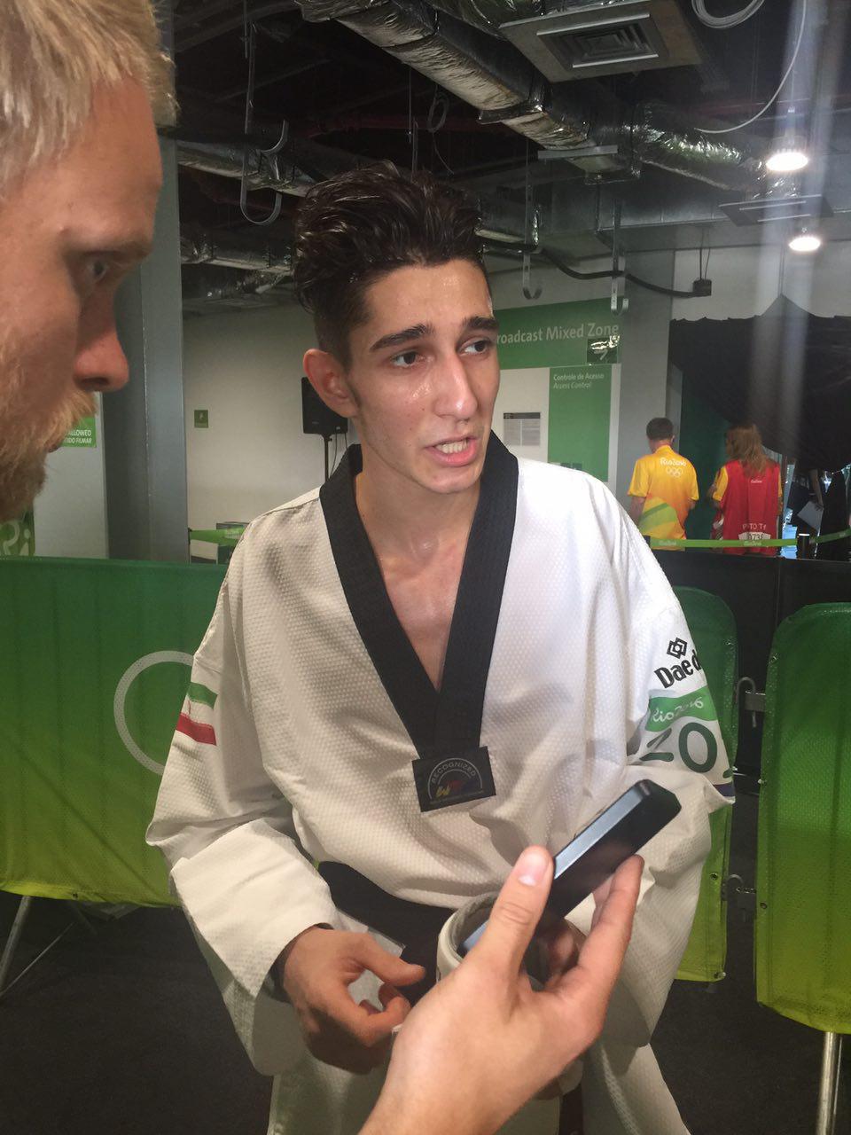 عاشورزاده از دور رقابت های تکواندو کنار رفت