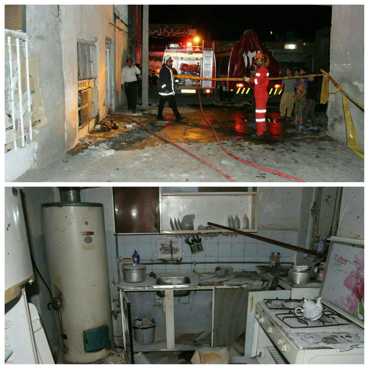 2مجروح درانفجار منزل مسکونی در مشهد