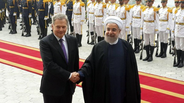 استقبال رسمی از رئیس جمهور فنلاند استقبال رسمی از رئیس جمهور فنلاند