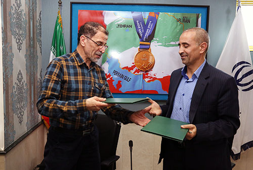 امضای تفاهم نامه همکاری میان دو فدراسیون امضای تفاهم نامه همکاری میان دو فدراسیون