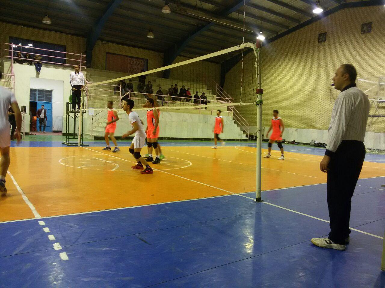 برگزاری دو دیدار از مسابقات لیگ والیبال کارگران استان