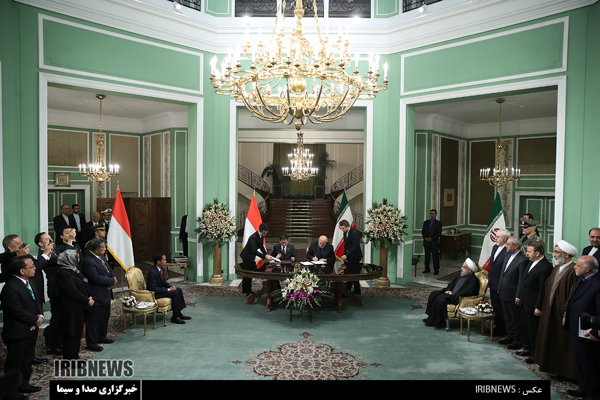 امضای چهار سند همکاری میان تهران و جاکارتا