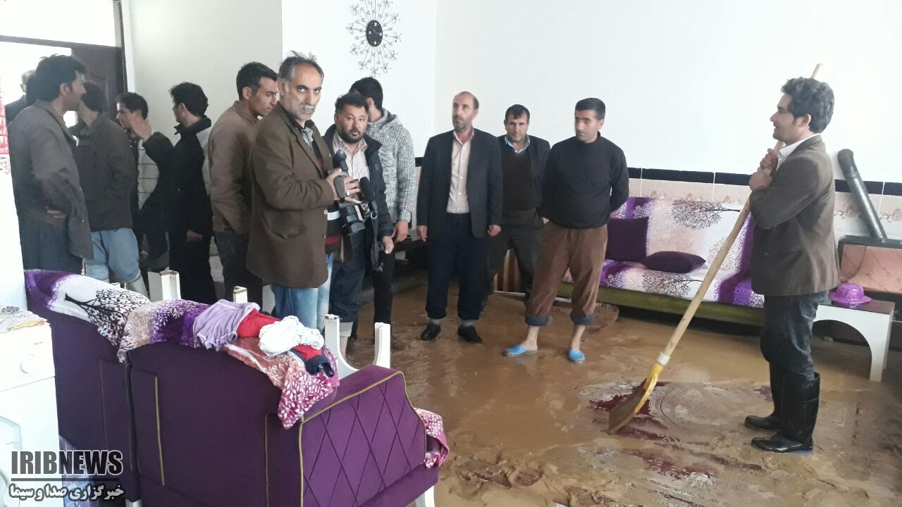 خسارات سیل در نقده