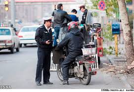 برخورد با موتورسیکلت سواران متخلف