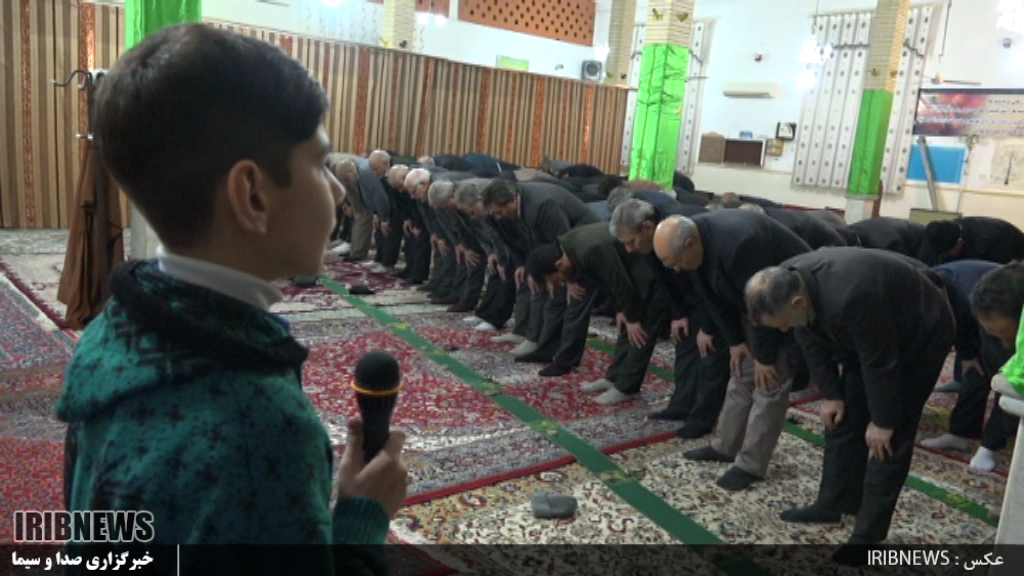 اقامه نماز صبح در مساجد پارس آباد