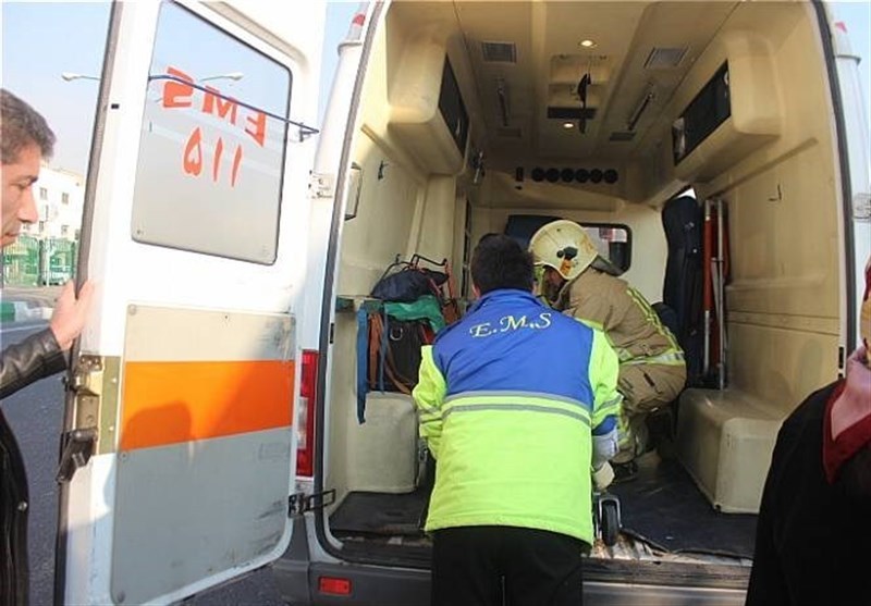 ۵ مصدوم در تصادف سه خودرو ۵ مصدوم در تصادف سه خودرو