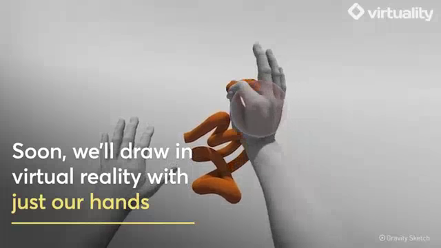 با حرکت دستتان سه بعدی طراحی کنید!نقاشی واقعیت مجازی