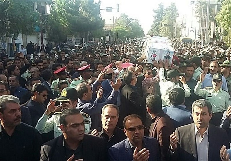 تشییع پیکر شهید