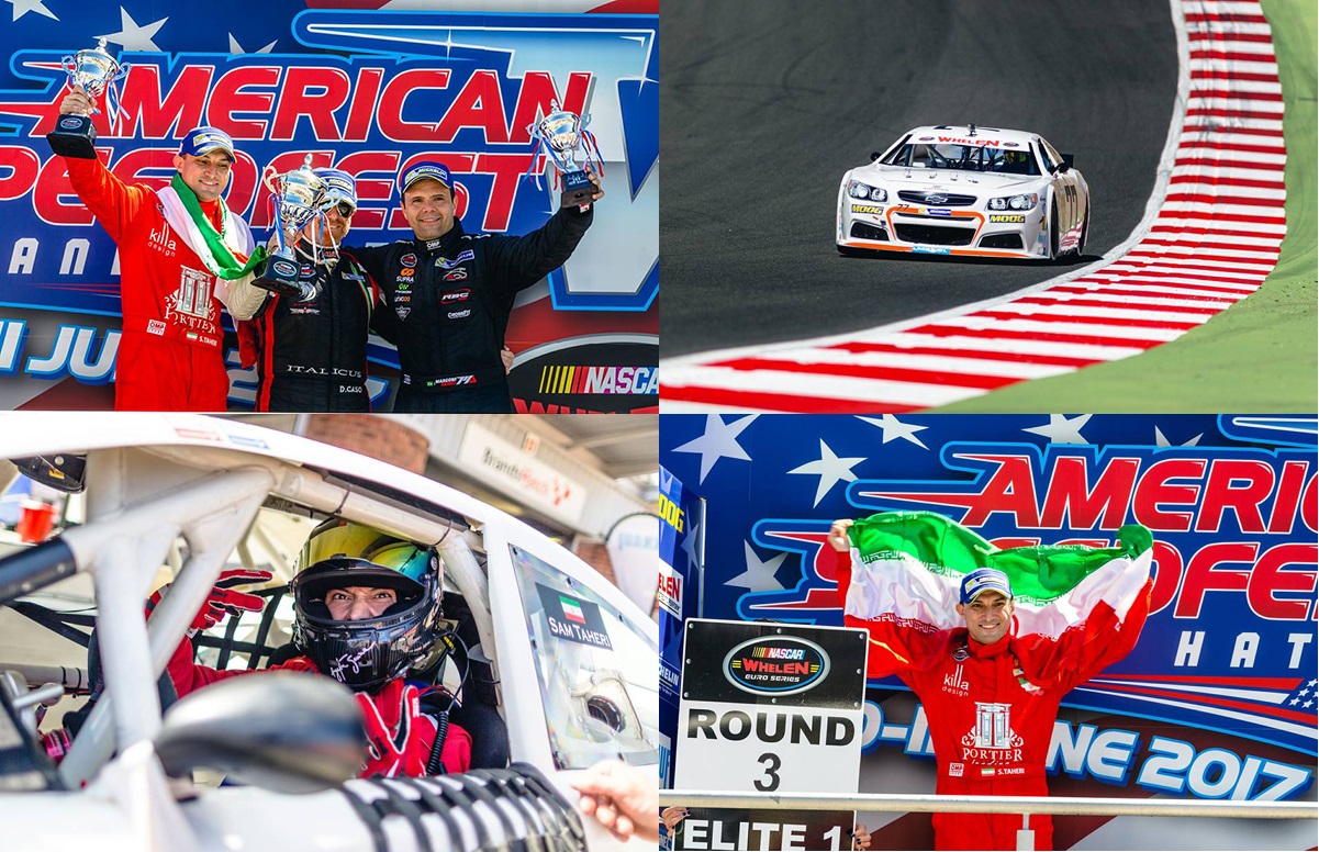 درخشش راننده ایرانی در رقابت های نسکار یورو درخشش راننده ایرانی در رقابت های نسکار یورو