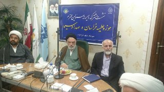 دیدار مدیر حوزه علمیه خراسان و مدیر کل صدا و سیمای استان