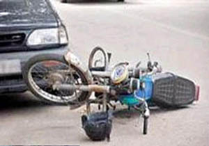 مرگ یک موتور سوار در اردستان