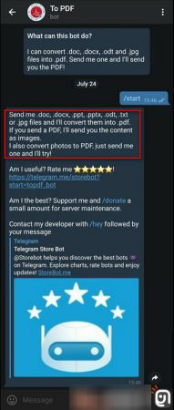 چگونه فایل‌های تلگرام را به PDF تبدیل کنیم؟