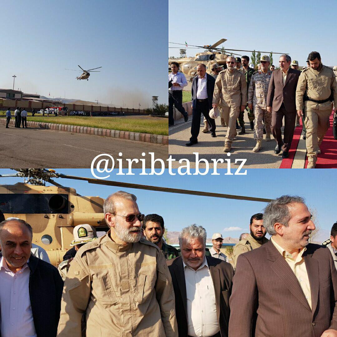 رئیس مجلس وارد آذربایجان شرقی شد رئیس مجلس وارد آذربایجان شرقی شد