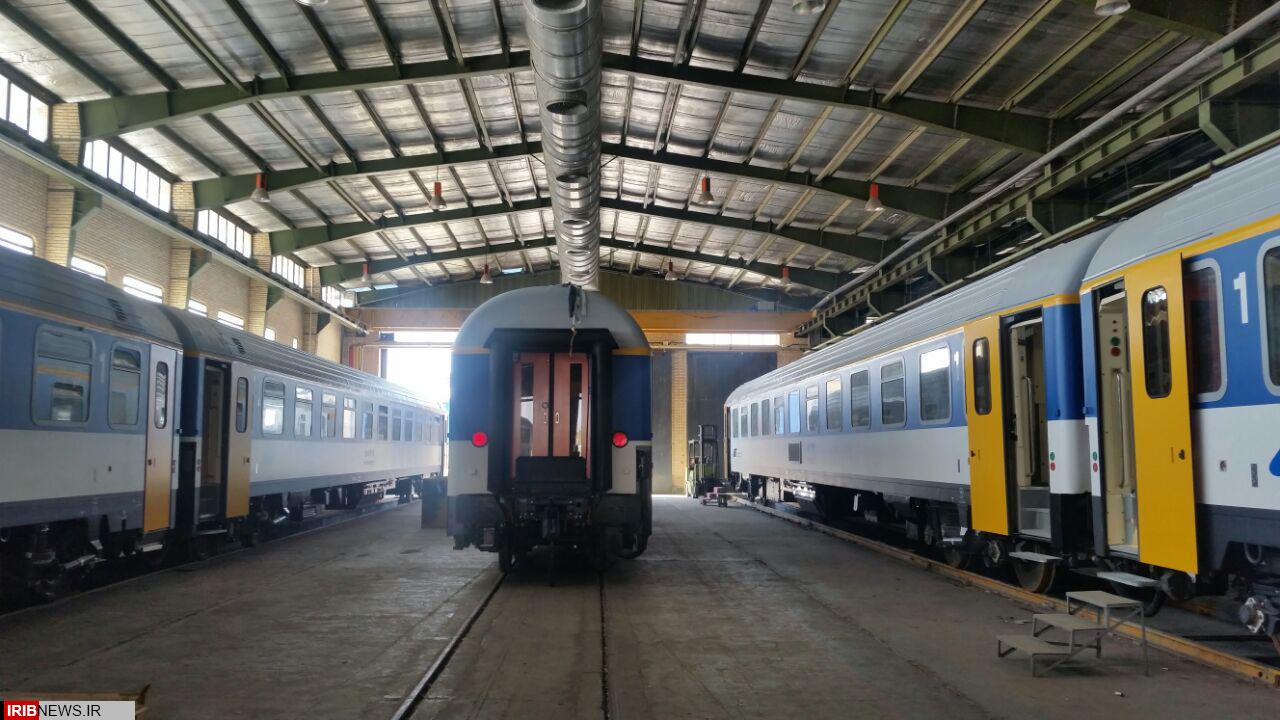 ساخت8دستگاه واگن مسافری در کارخانه واگن سازی زرند