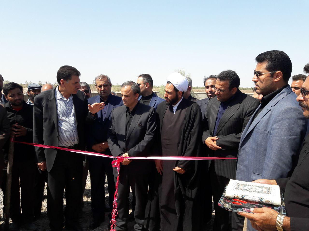 افتتاح چندین طرح در ریگان با حضور استاندار+عکس