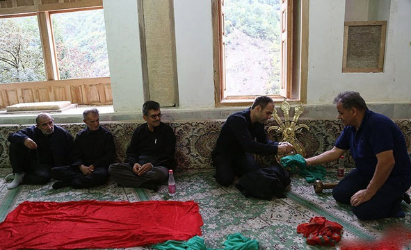 مراسم علم بندان در ماسوله