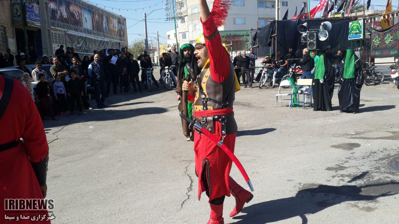 اجرای تعزیه خیابانی در فسا