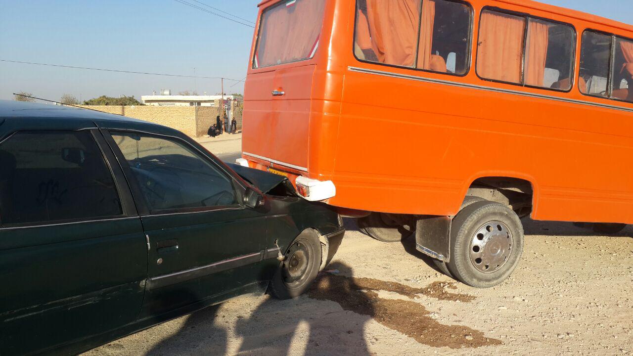 تصادف سرویس مدارس در ششده و قره بلاغ تصادف سرویس مدارس در ششده و قره بلاغ