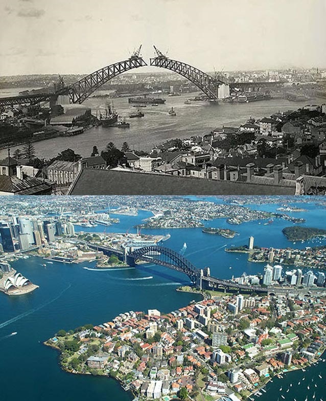 تغییرات چهره شهرهای مطرح دنیا در طول زمان تغییرات چهره شهرهای مطرح دنیا در طول زمان