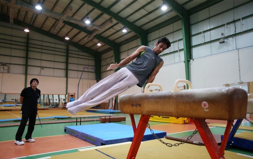 اعزام تیم ترامپولین کیش به مسابقات قهرمانی کشور