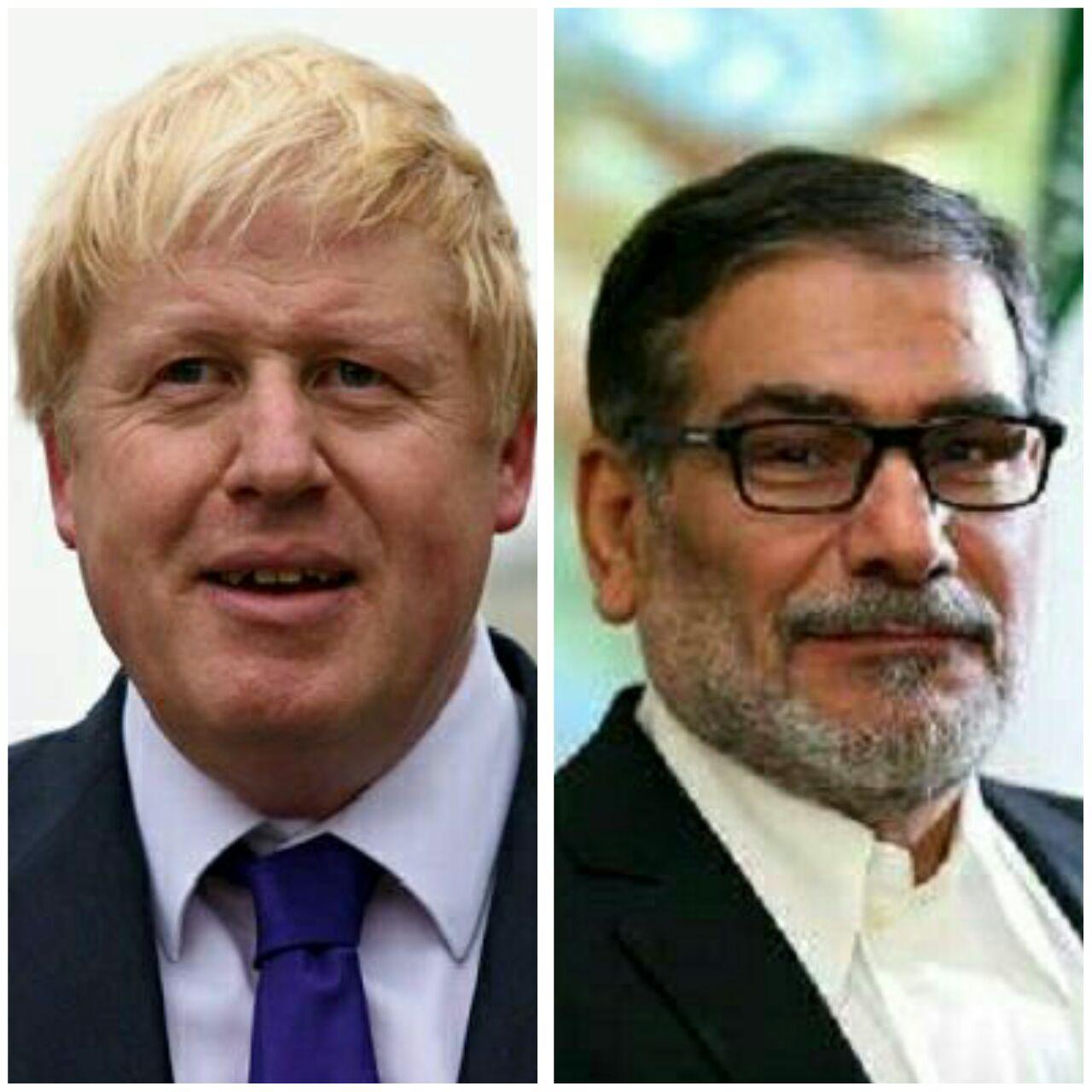 دیدار وزیر خارجه انگلیس با شمخانی؛ عصر فردا