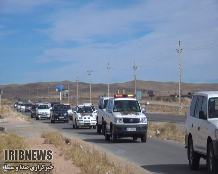 آخرین وداع با پیکر شهید مدافع حرم + فیلم