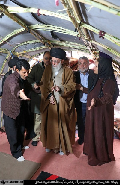 روایتی از حاشیه‌های سفر رهبر انقلاب به منطقه زلزله‌زده‌ سرپل ذهاب
