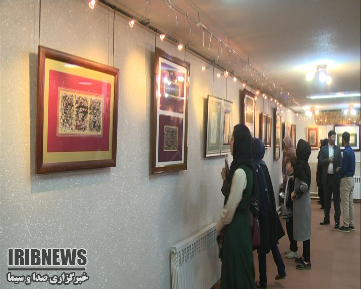 گشایش نمایشگاه کلک خیال در شهرکرد + فیلم