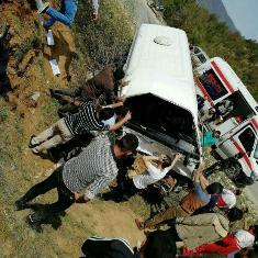 15 مصدوم و فوتی در حادثه رانندگی جاده گلوگاه-دامغان