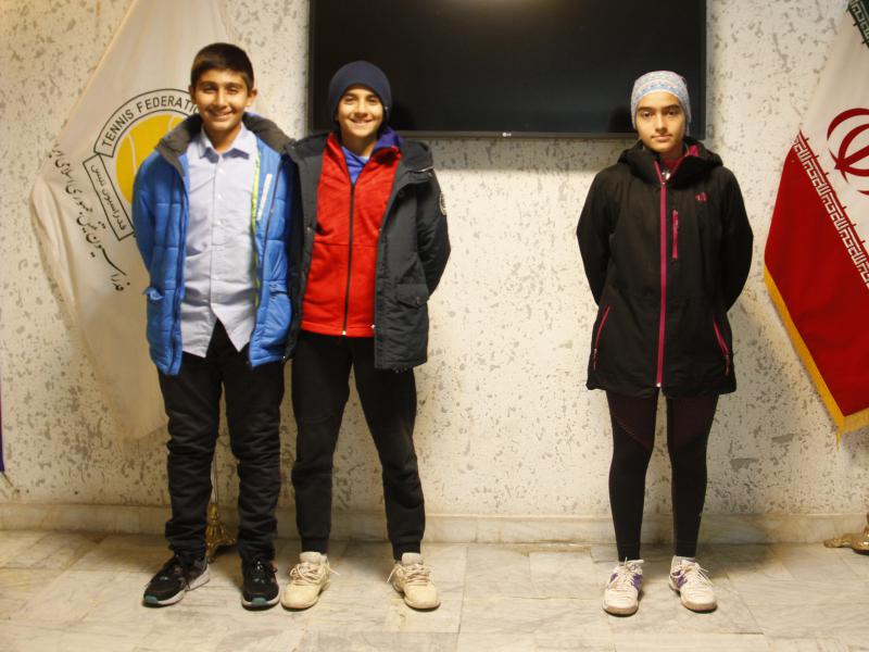 ۳ تنیسور نوجوان به ۸ نفر برتر رسیدند ۳ تنیسور نوجوان به ۸ نفر برتر رسیدند