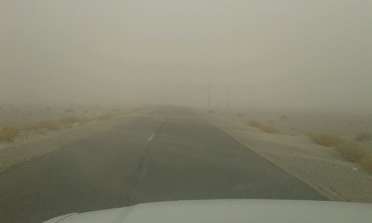 گرد وغبار در ریگان به 21 برابرحد مجاز رسید