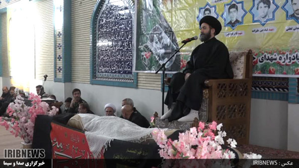 افتتاح حسینیه روستای خانکندی با حضور امام جمعه اردبیل