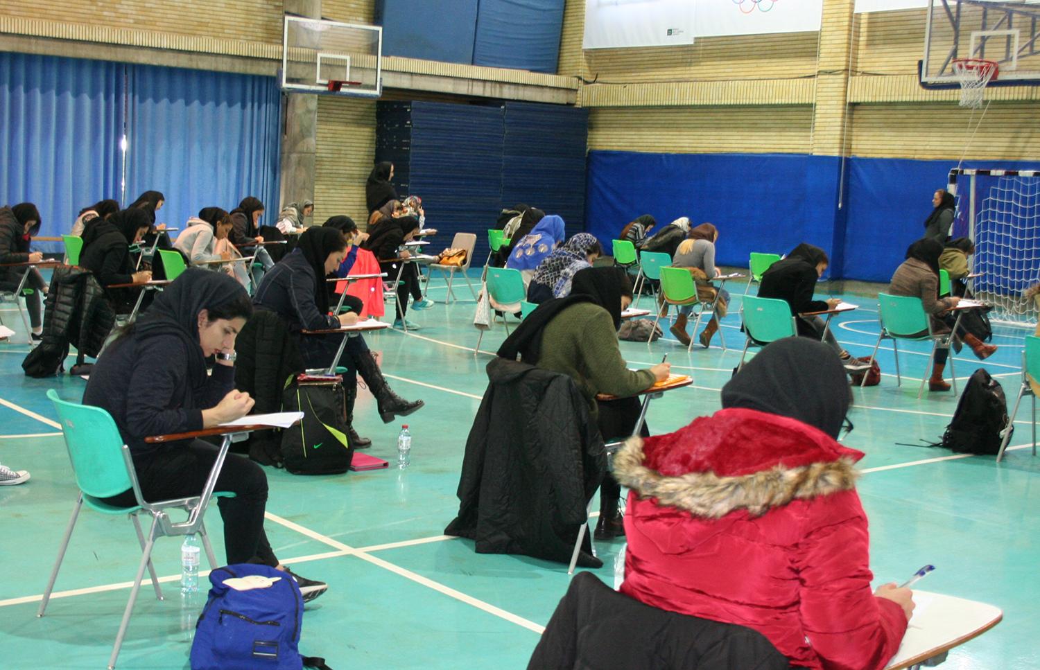 برگزاری آزمون دوره مربی بدنساز