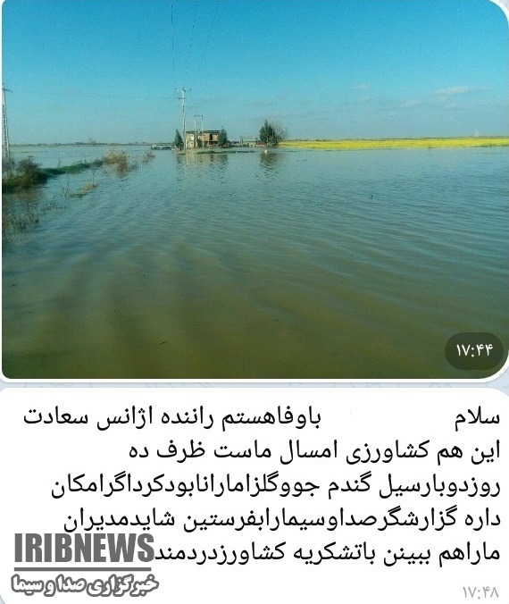 دریای غم کشاورزان