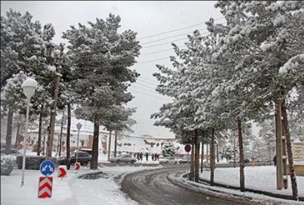 بارش برف و باران در استان کرمانشاه