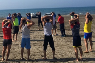 آغاز اردوی تیم ملی کشتی ساحلی در چالوس