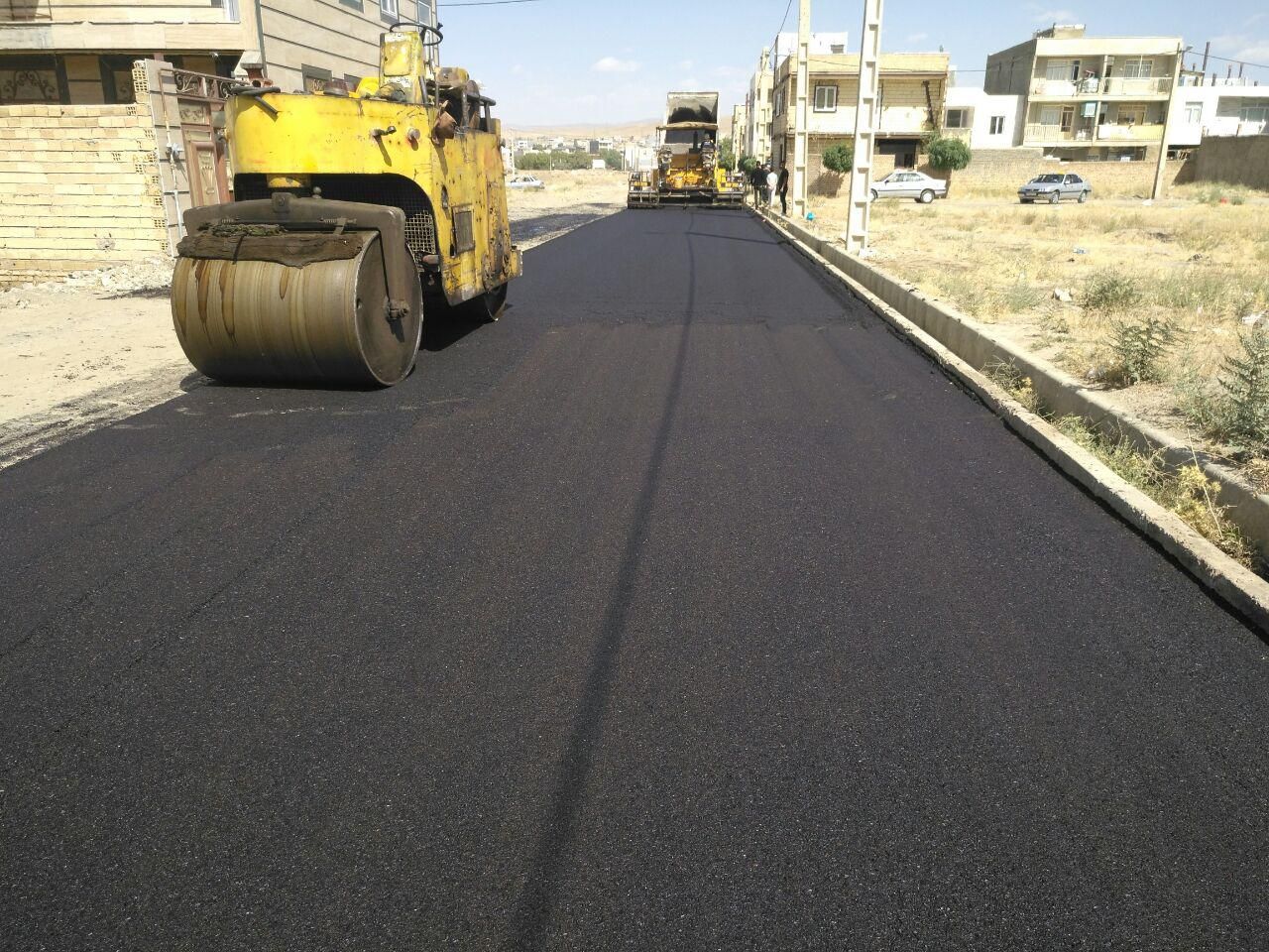 اجرای طرح بهسازی معابر روستایی در بیضا