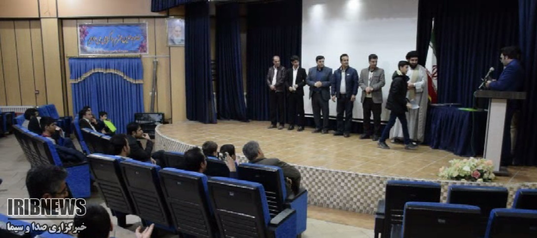 تجلیل از اعضای تیم رباتیک قروه