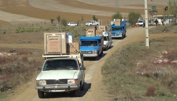 اهدای جهیزیه به 14 نوعروس در گرمی