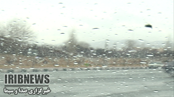 بارش باران در زنجان