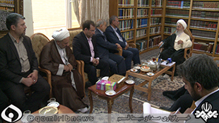 دیدار وزیر تعاون با مراجع عظام تقلید