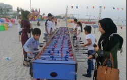 جشنواره بازی&zwnj;های ساحلی فرصت تفریحات شاد خانوادگی در سواحل زیبای کیش