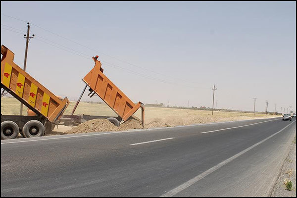 رفع همه نقاط حادثه خیز در جاده های بردسکن